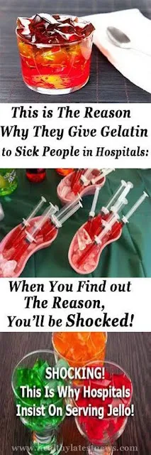 This is The Reason Why They Give Gelatin to Sick People in Hospitals: When You Find out The Reason, You’ll be Shocked!