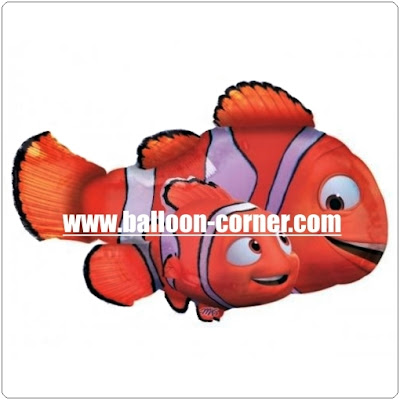 Balon Foil Karakter Finding Nemo / Ikan Nemo