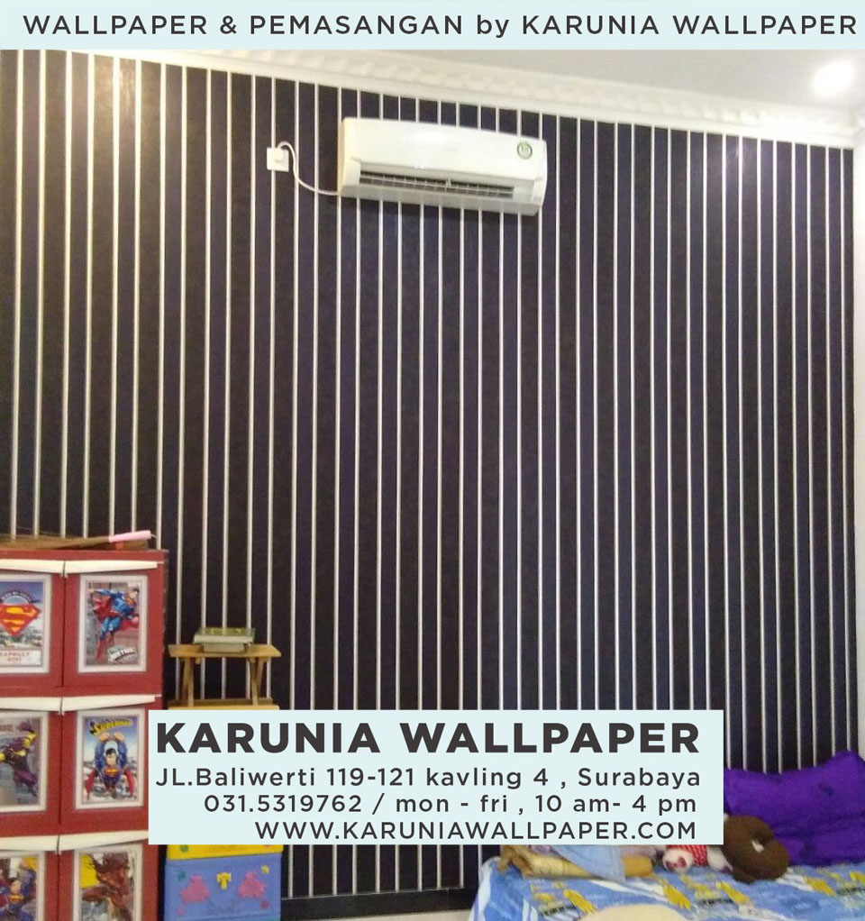 jasa pasang wallpaper dinding apartemen surabaya per meter