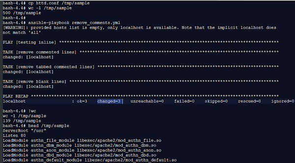 Remove lines as per regex pattern in file