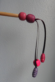 dangling beads hair slide