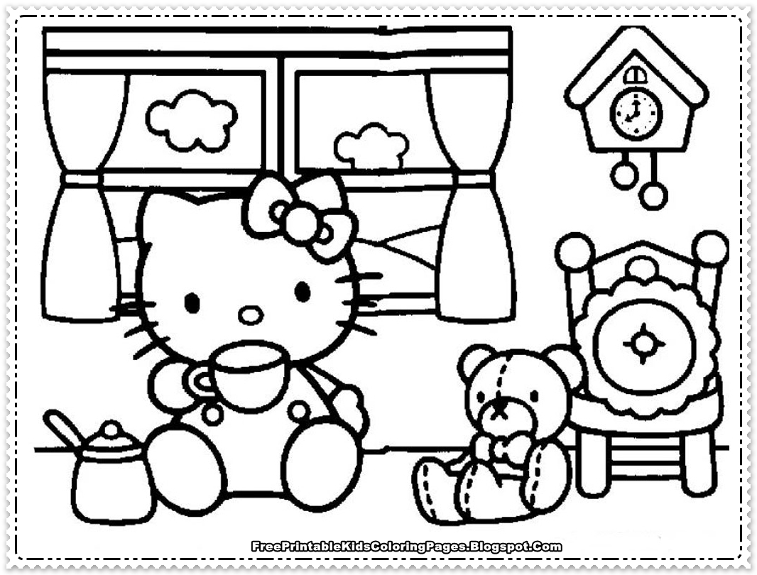 hello kitty coloring pages hello kitty colouring in pages for girls