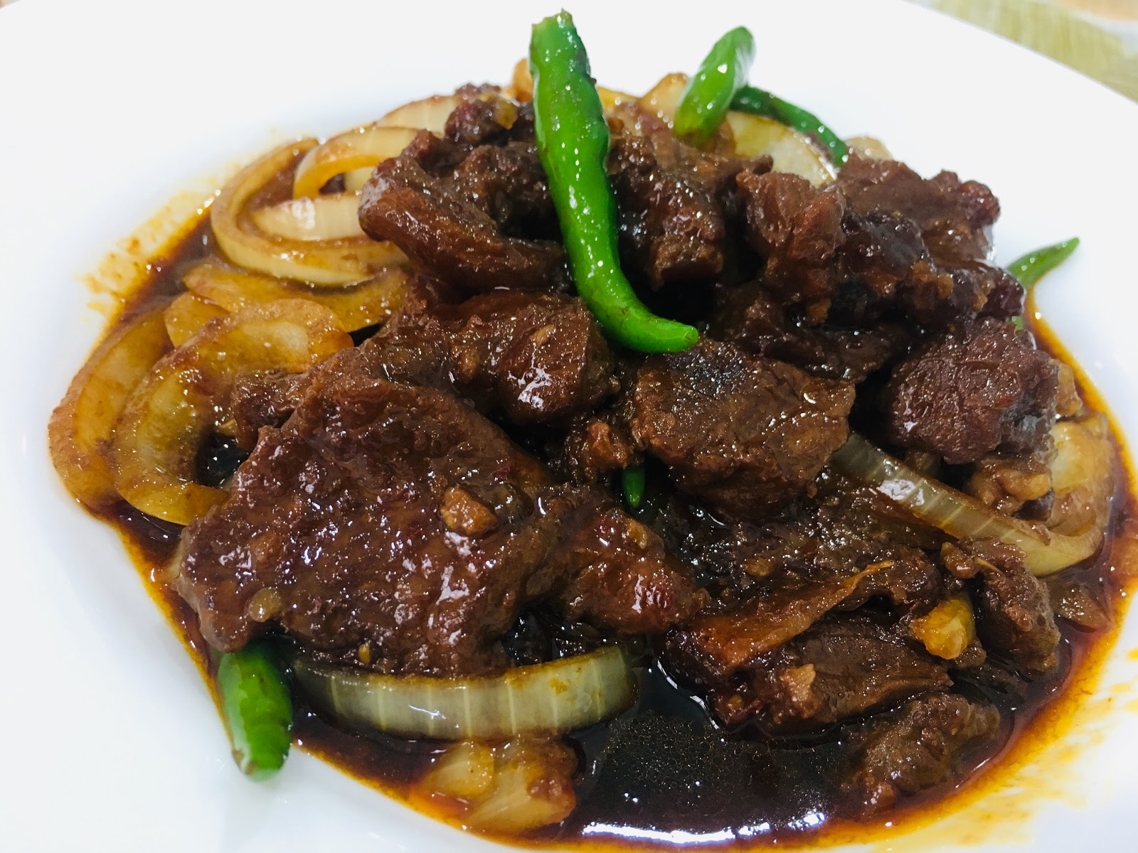 Resepi Daging Masak Hitam  Berempah Yang Sangat Sedap dan 