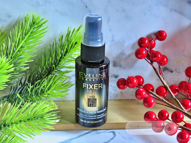 mgiełka utrwalajaca makijaż eveline, Eveline Fixer Mist HD Long Lasting Formula 12h