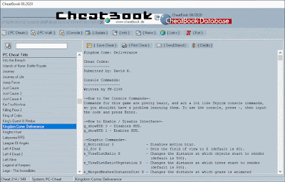  CheatBook لإطلاق العنان لبعض ملامح خفية من الألعاب المفضلة لديك ولإنجازها بطريقة أسهل ... تحميل مباشر