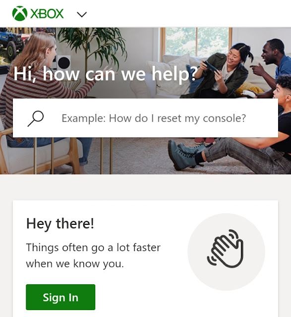 Xbox customer support