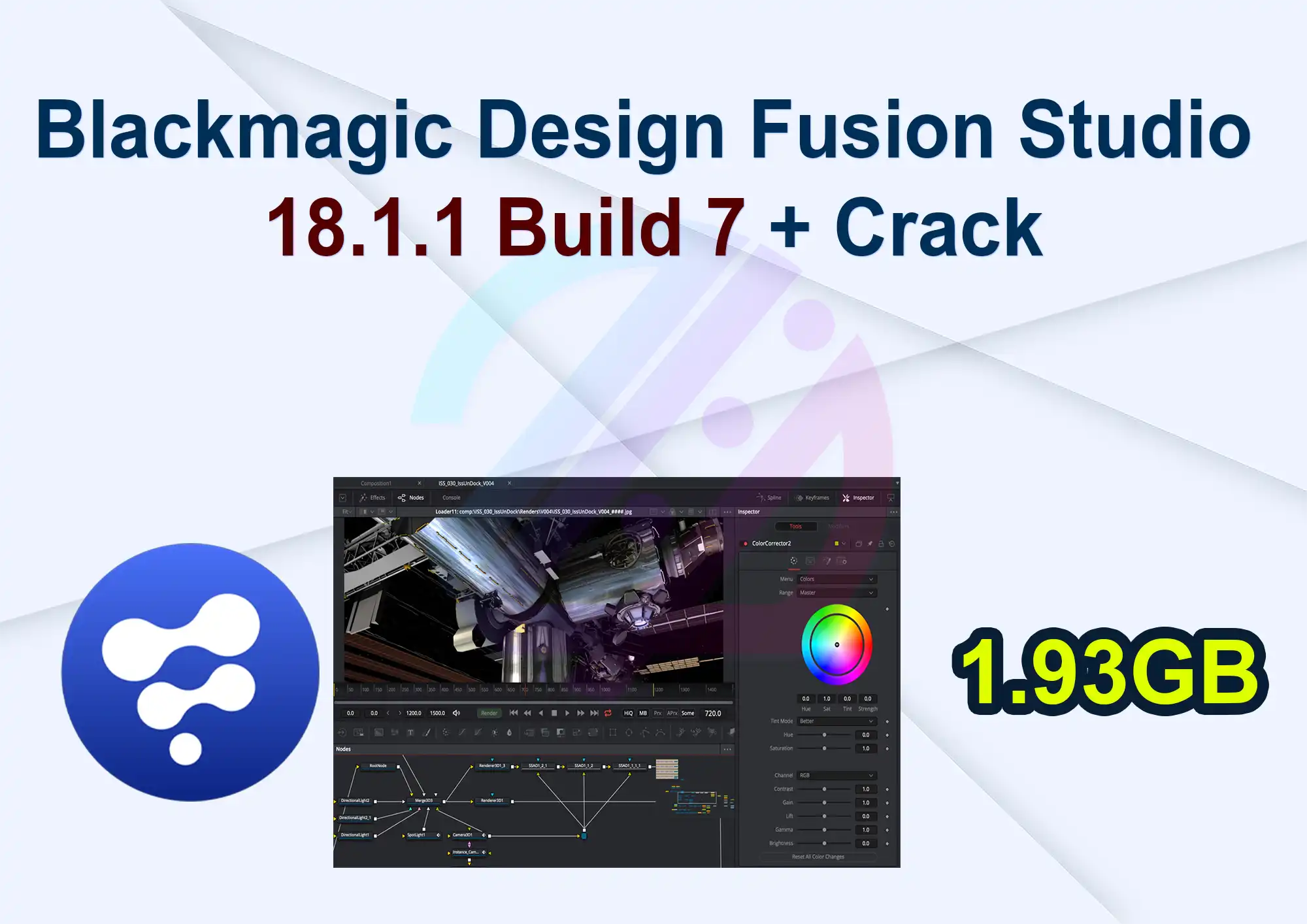Blackmagic Design Fusion Studio 18.1.1 Build 7 + Crack