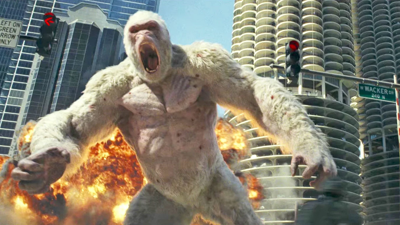 Stunning visuals from the popular blockbuster 'Rampage'