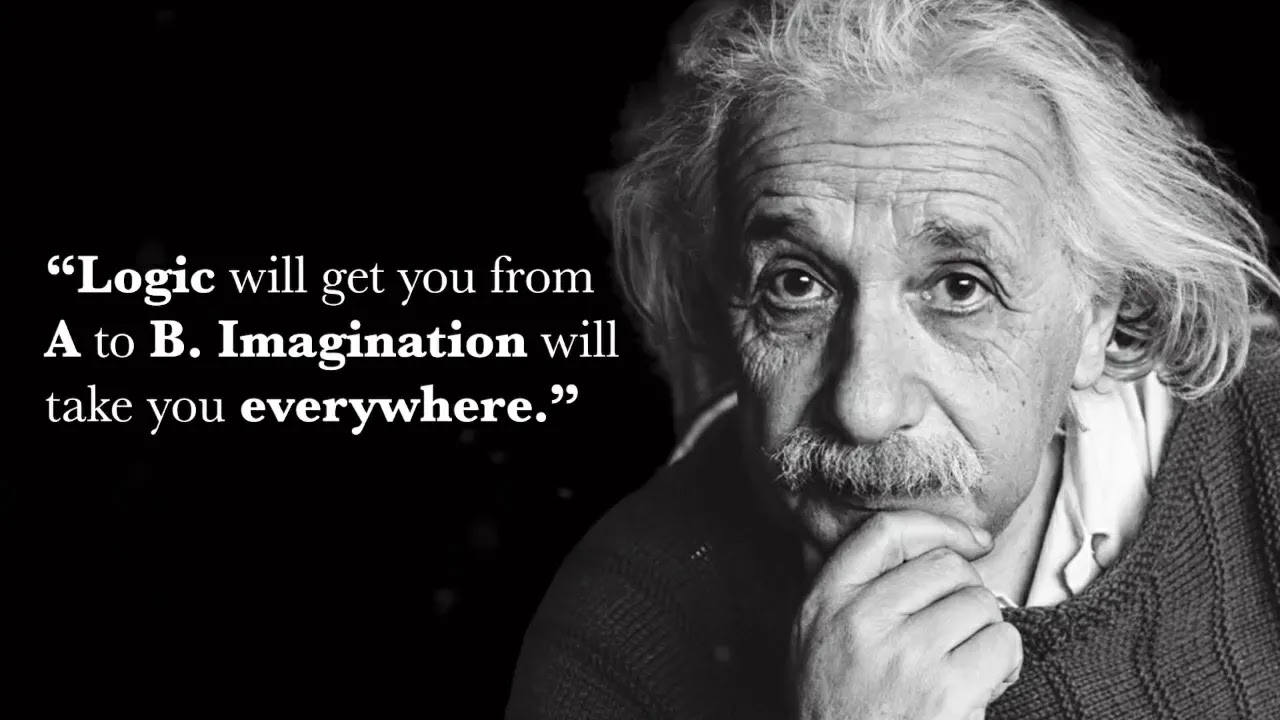 Famous Quote Albert Einstein, imagination lines