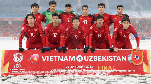 Đội hình U23 Việt Nam tại trận chung kết U23 châu Á 2018