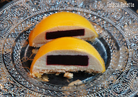 recette de dômes abricot, recette de dômes aux fruits, comment faire des dômes sans coque, comment faire des dômes, tuto dômes sucrés, réaliser des dômes aux fruits, préparer des dômes avec des mousses, dessert st valentin, dessert en amoureux