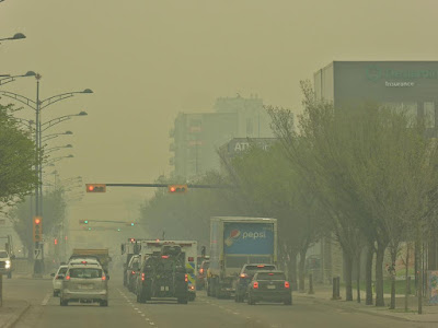 wildfire Smoke in Calgary