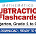 SUBTRACTION FLASHCARDS for KG, Grade 1 to Grade 6 (Free Download)