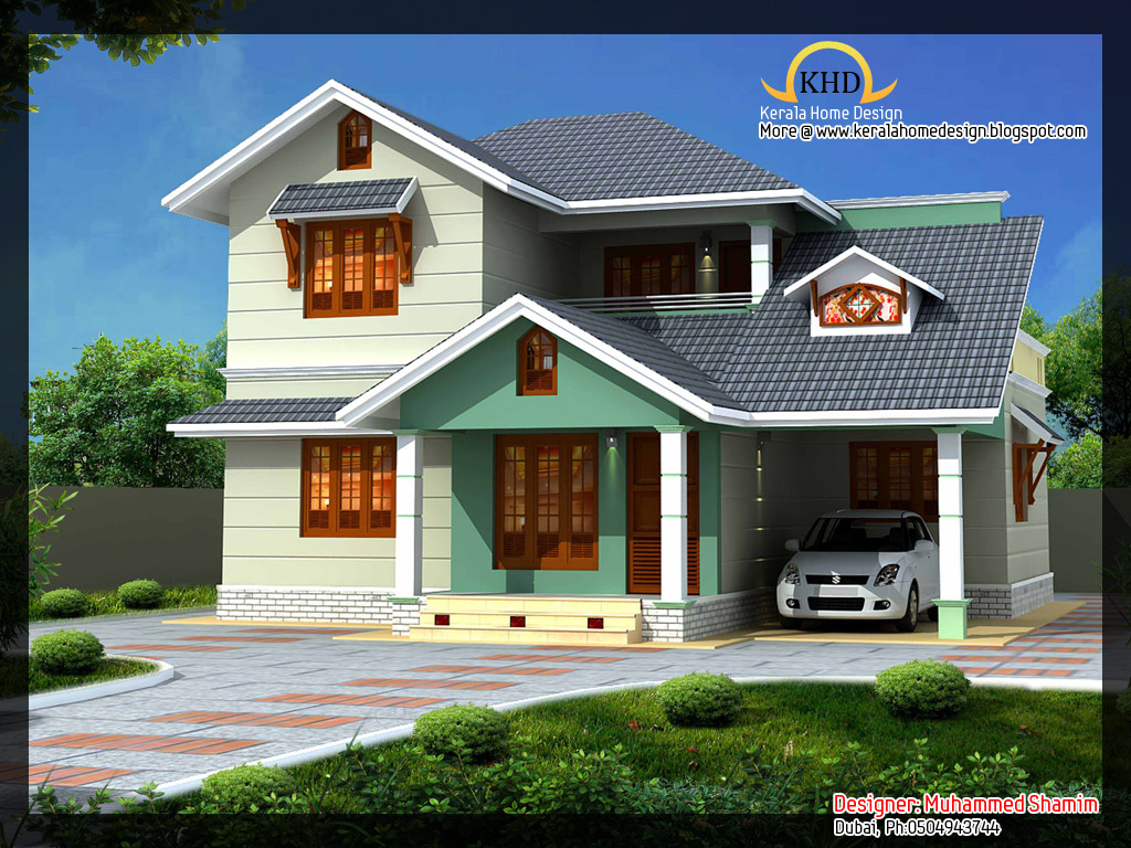 Beautiful 1637 Sq. Ft Villa Plan and Elevation  home appliance