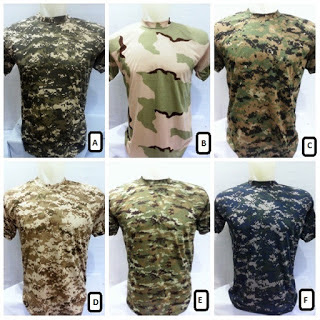 KAOS ARMY Loreng Oblong Militer murah