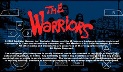 The Warriors Game PSP for Android ISO CSO High Compress Terbaru 