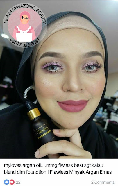 IFLAWLESS MINYAK ARGAN EMAS