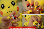 PokemonPikachu nails!! Posted by Care at 11:20 PM