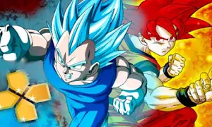 تحميل لعبة دراغون بول لمحاكي PSP ميغا300  dragonball z TTT PPSSPP