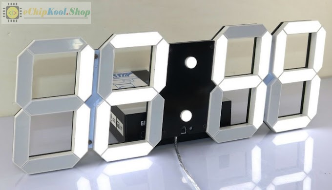 Đồng hồ treo tường led 3D cao cấp - KH CTY Winter Lab ( Korea)