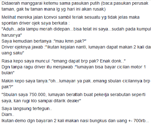 "Kalau laporan ini diseriusi oleh Polisi dan Ahok kembali ditetapkan menjadi tersangka"