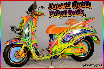 Honda Scoopy  modifikasi Dari motorplus Oto Trendz