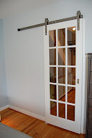 The Abundant Estate: Small Space Solution- Sliding Barn Door