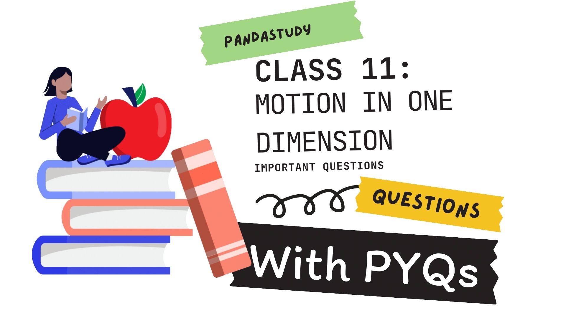 Motion in one Dimension Notes Class 11 Physics Notes- Download PDF for JEE 