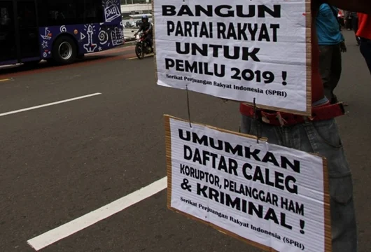 Paguyuban Caleg Duafa Tolak Caleg Koruptor Perusak Demokrasi