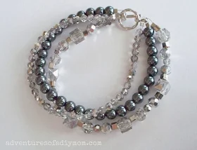 sparkle and pearl bracelet