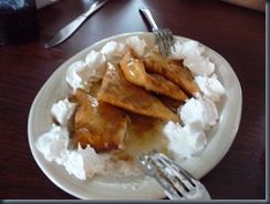 Marysville - Charles  J.D.Koester home has been made into a Mexican Restaurant.  This was the Sopapillas we had for dessert