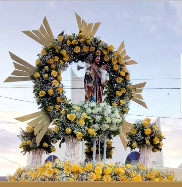 PROCISSÃO ENCERRA FESTA DO PADROEIRO SÃO JOSÉ EM CORONEL JOÃO PESSOA 