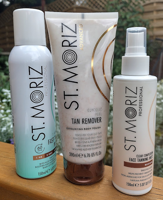 St. Moriz Face Tanning Mist, 1 Hour Fast Tan Mist & Glycolic Peel Tan Remover Review