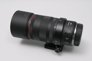 Haoge LMR-RF100 Canon RF100mm F2.8 L MACRO IS USM レンズにHaoge LMR-RF100三脚座取付け