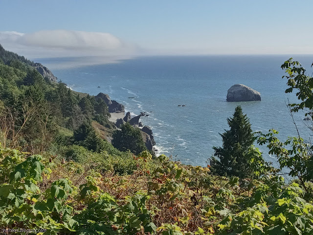 beach with wild, big rocks