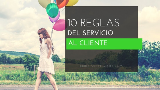 reglas del servicio al cliente