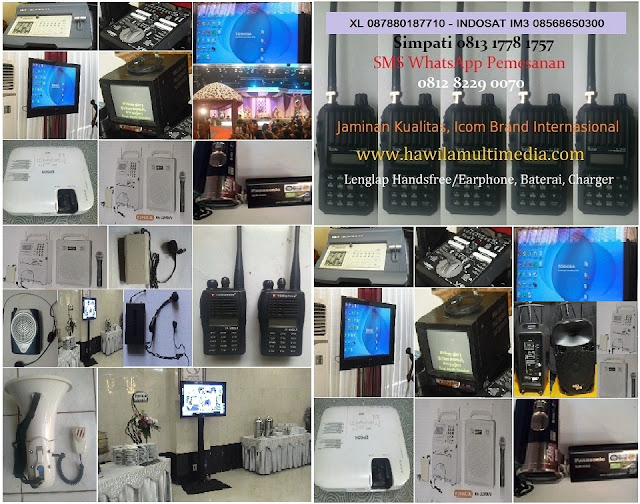 Tempat Jasa Sewa HT Handy Talky, Rental Screen LCD Projector, Penyewaan Sound System Harga Murah