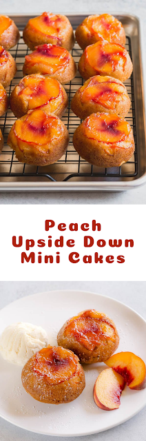 Peach Upside Down Mini Cakes