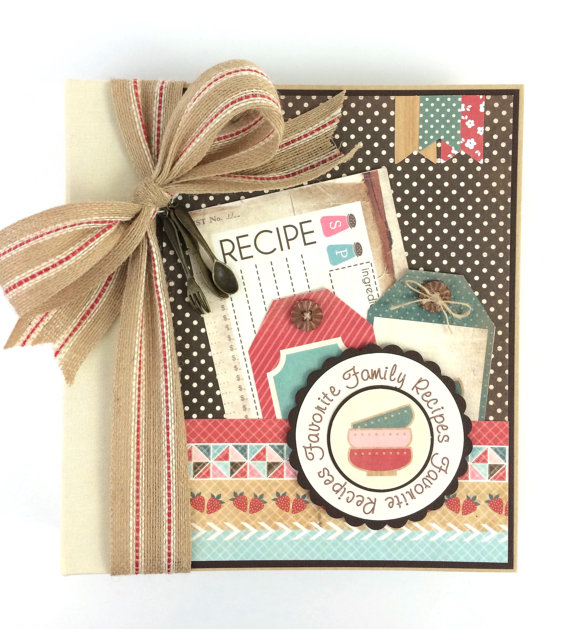 Artsy Albums Scrapbook Album and Page Layout Kits by Traci Penrod: Home  Sweet Home Recipe Scrapbook Album