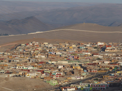 Chili, Arica, de grands chemins