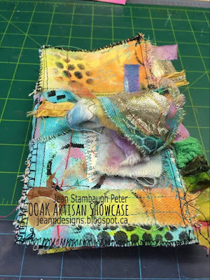 Jean Stambaugh Peter, Mixed media Accordion Book, OOAK Artisans