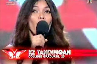 KZ Tandingan The X Factor Philippines August 18, 2012.