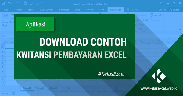 Download Contoh Kwitansi Pembayaran Excel Sederhana
