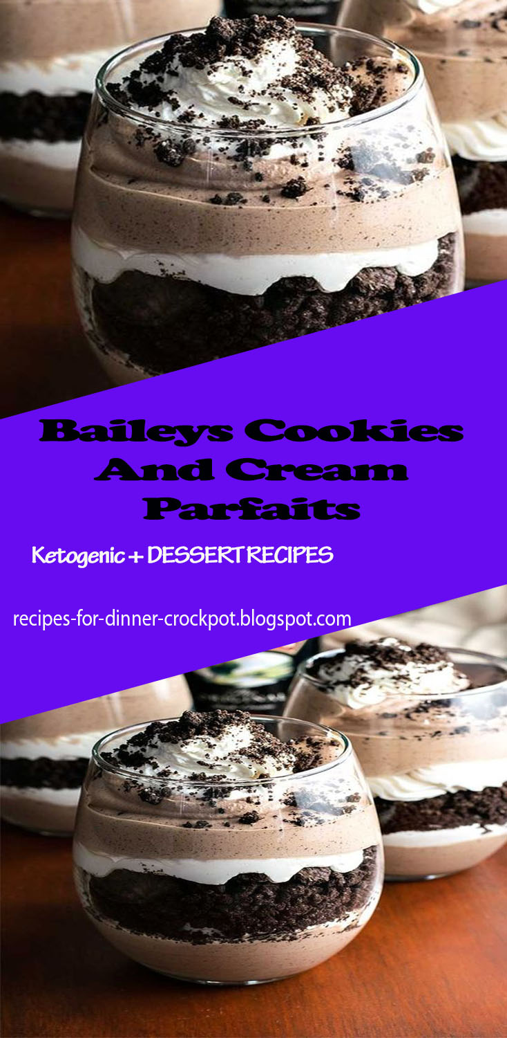 Baileys Cookies And Cream Parfaits | Community Post: 19 Mind-Blowing Ways To Use Baileys Irish Cream#keto #dessert #lowcarb
