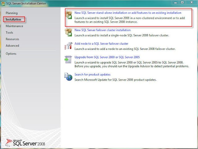 Cara Install SQL SERVER 2008 Cara Install SQL SERVER 2008