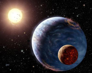 Visión artística de un exoplaneta