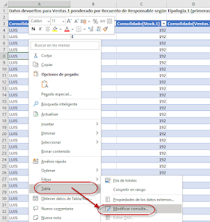 Power BI: Enlace dentro Excel como tabla