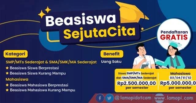 beasiswa sejuta cita