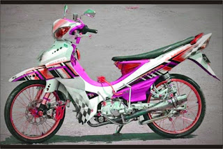 modifikasi jupiter z1 warna putih