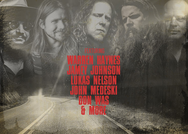 Warren Haynes, Jamey Johnson, Lukas Nelson, John Medeski, Don Was, Terence Higgins, Dave Malone, Cyril Neville, Bob Margolin, Mark Mullins & The Levee Horn